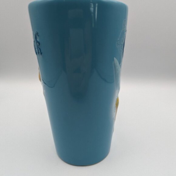 Disney Tinkerbell 3D Blue Tall Ceramic Mug, Enchanting Fairies Collection, 6.25" - Picture 5 of 10